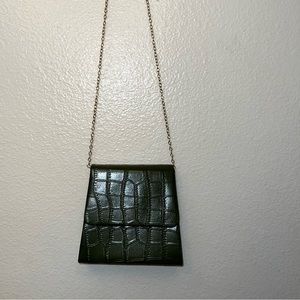 Green NWOT Chain Crossbody Bag